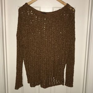 Dark tan sweater